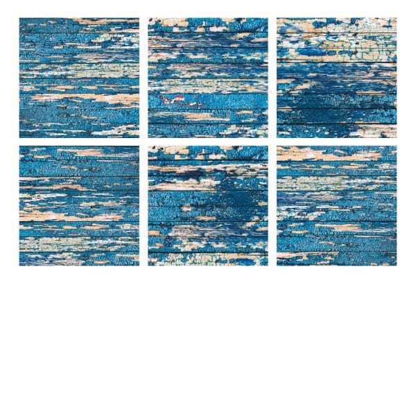 056-ston Blue Varnished Wood