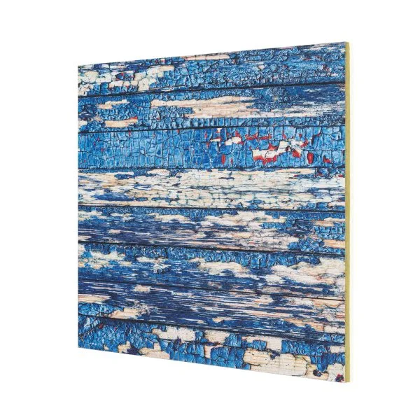 Sky Tile® - El techo decorado Madera barnizada azul