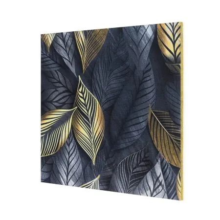 Czarne i złote liście