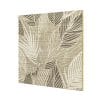 Sky Tile® - Die dekorierte Decke Beige Leinenblätter