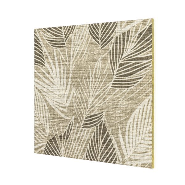 Sky Tile® - Die dekorierte Decke Beige Leinenblätter