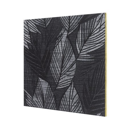 Sky Tile® - Die dekorierte Decke Schwarze Flachsblätter