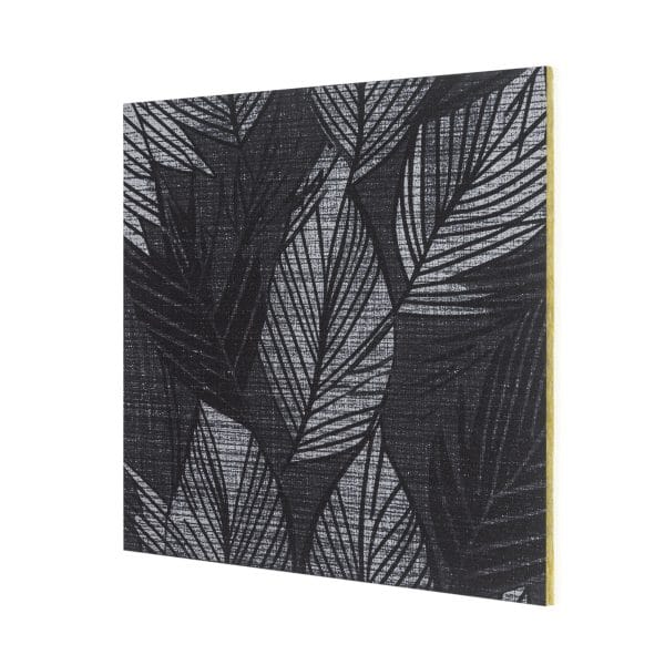 Sky Tile® - Die dekorierte Decke Schwarze Flachsblätter