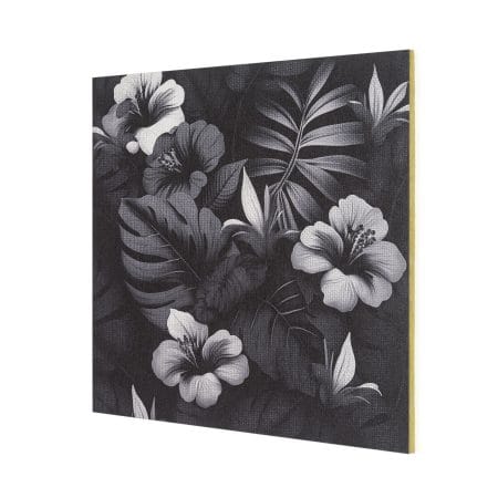 Sky Tile® - Die dekorierte Decke Silberner Hibiskus