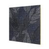 Sky Tile® - El techo decorado Hojas de lino negras y azules