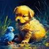 CO-171-CANE-2 Tiere - Satz mit 60 Teilen