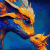 CO-171-DRAGON Tiere - Satz mit 60 Teilen