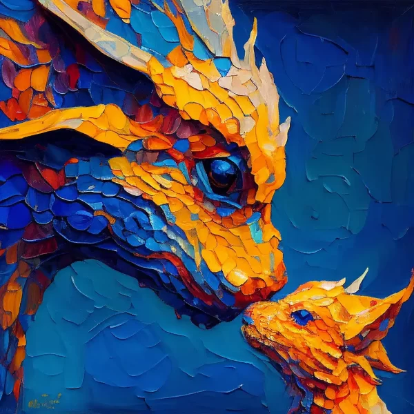 CO-171-DRAGON Tiere - Satz mit 60 Teilen