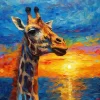 CO-171-GIRAFFA Tiere - Satz mit 60 Teilen