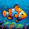 CO-171-FISCH Tiere - Satz mit 60 Teilen