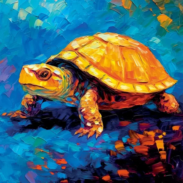 CO-171-TURTLE Tiere - Satz mit 60 Teilen