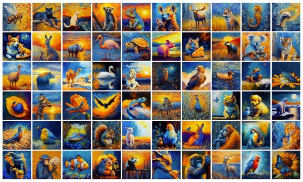 Bild 2023-05-25 120939 Tiere - Satz mit 60 Teilen