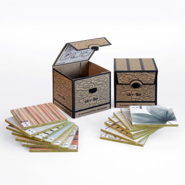 Sky Tile® - Die dekorierte Decke Musterbox mit 15 Tozzetti